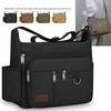Vintage Canvas Crossbody Bag for Men - Fashionable Shoulder Tote Messenger (Durable Travel & Everyday Carry On)