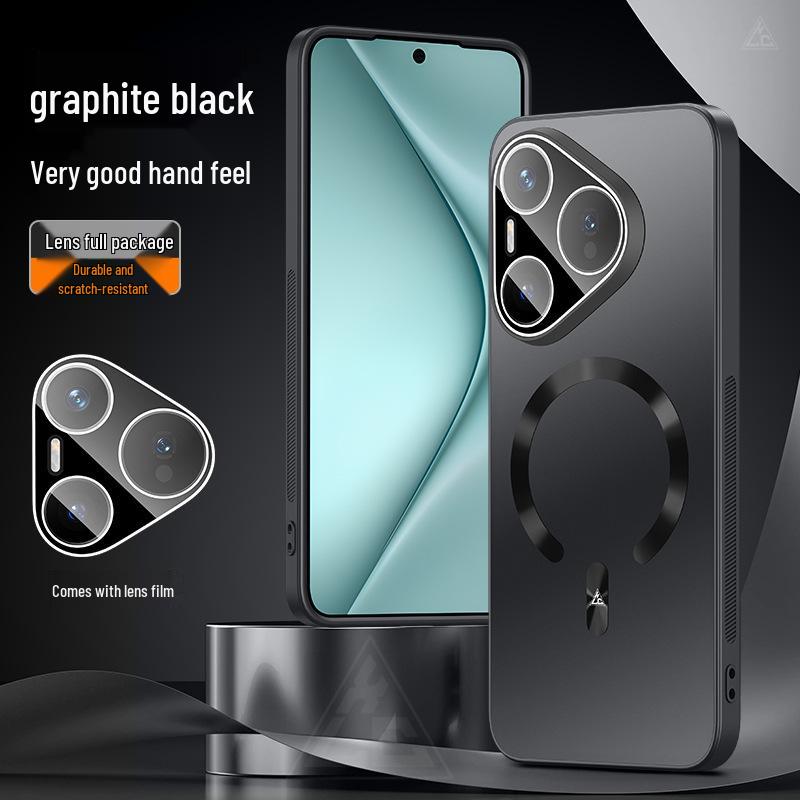 Compatible with Huawei Pura 70 Pro: New Rotating Magnetic Stand, Drop-Proof Phone Case. Huawei Pura 70