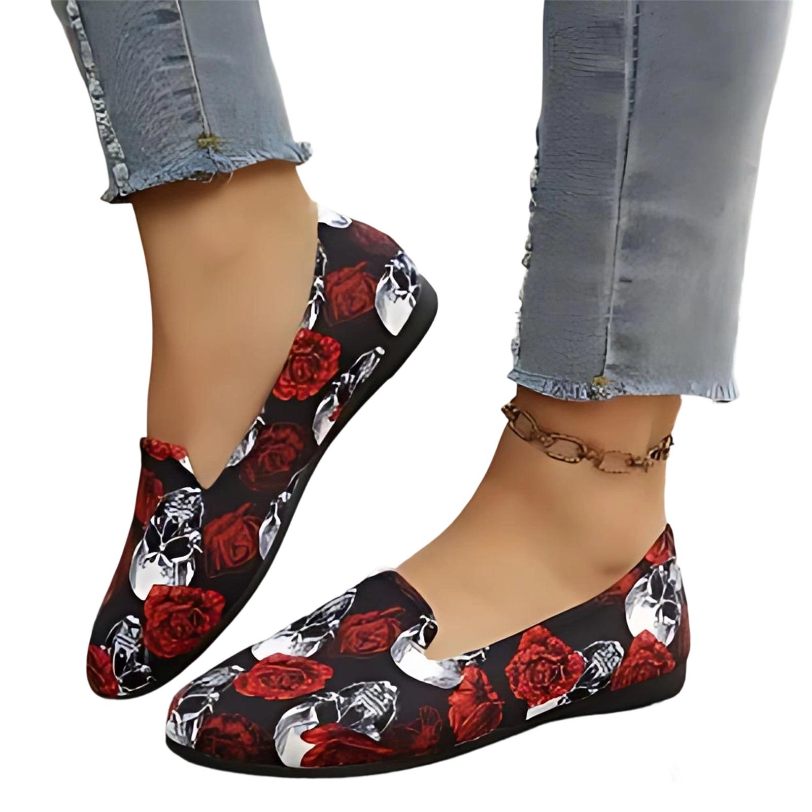 Women s Fashion Plus-Size Loafer- Casual Shoes 36 чёрный