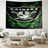 1PC Raiders Team Spirit Printed Tapestry Room Decoration Wall Hanging for Living Room Bedroom, dormitory, Birthday and Christmas gifts