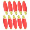 10PCS EVA Foam Fishing Floats Clip-on Fishing Float Bobber Durbable Fishing Bobbers  Outdoor Fishing