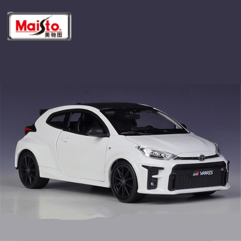 Maisto 1/24 Toyota GR Yaris Alloy Sports Car Model Diecast Metal Car Vehicles Model High Simulation Collection Children Toy Gift