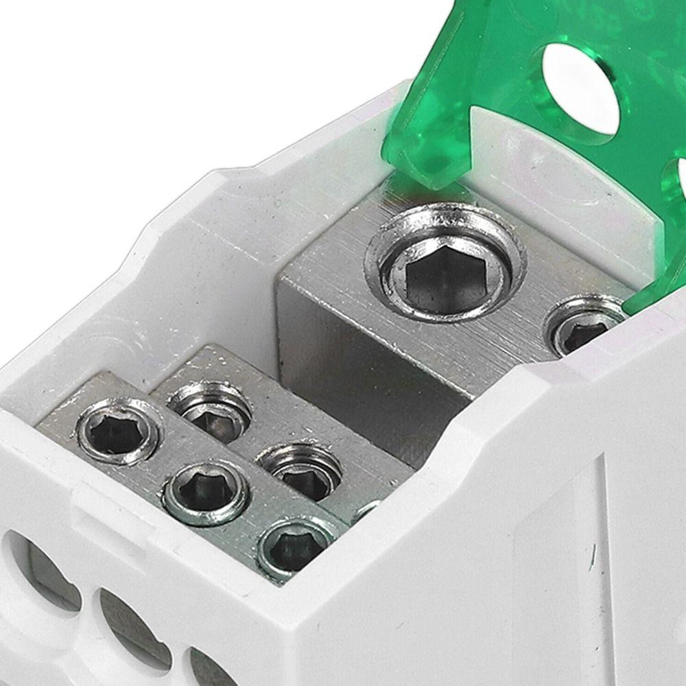690V DIN Rail Distribution Box Universal 125A Junction Box Yellow Blue Green Terminal Block Various Power Distribution