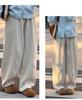 Women's Coffee-Colored High-Waisted Wide-Leg Pants - Mid-Rise with Thickened Fabric for Slimming Effect - Autumn/Winter 2025