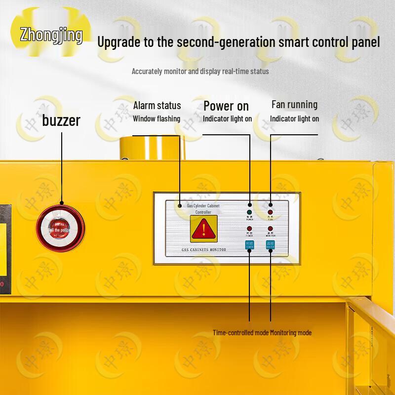 All-Steel Gas Cylinder Storage Cabinet
