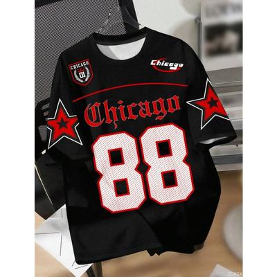 Sommer Herren T-Shirt Sport Kurzarm Bequem Atmungsaktiv Leicht Schweißabsorbierend Sportlich Lässig Kurzarm