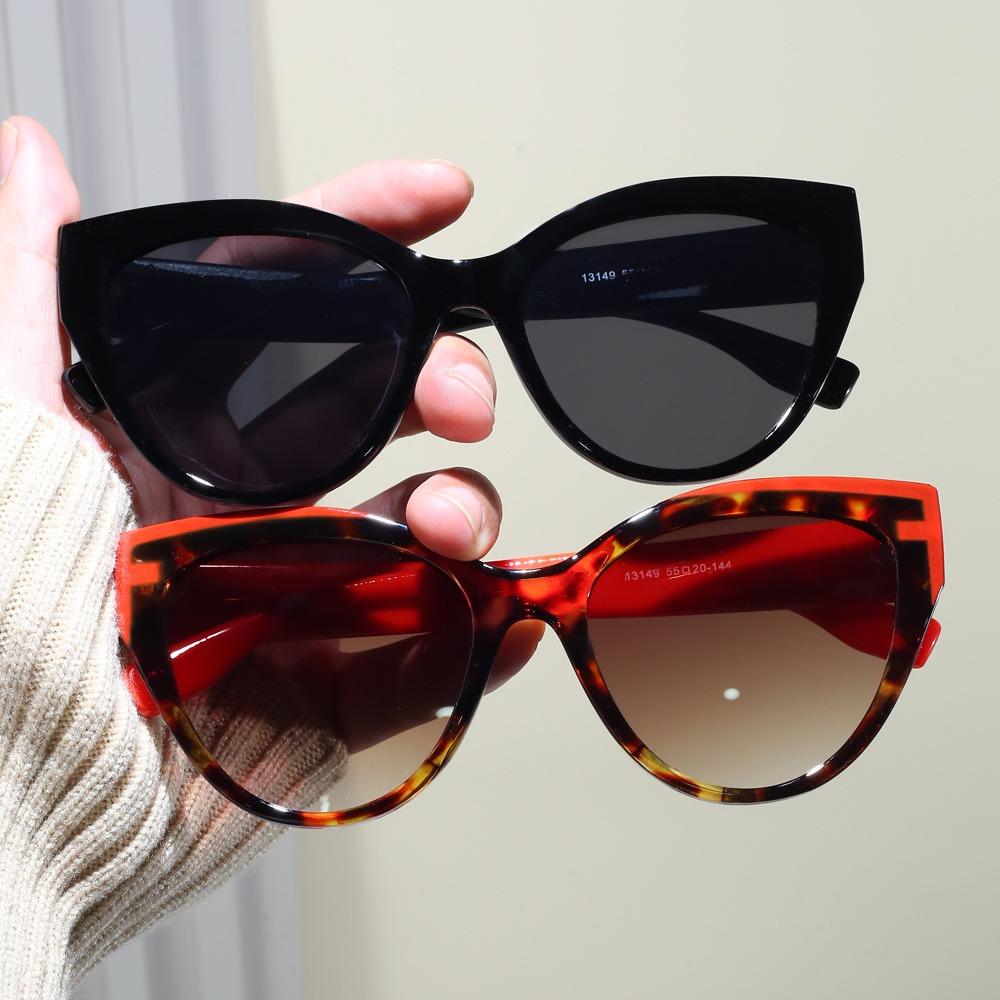 Personality Exquisite Cat Eye Sunglasses Women Men High End Simple Artistic Sense Sun Glasses Climbing Camping Beach Party Shade Glasses