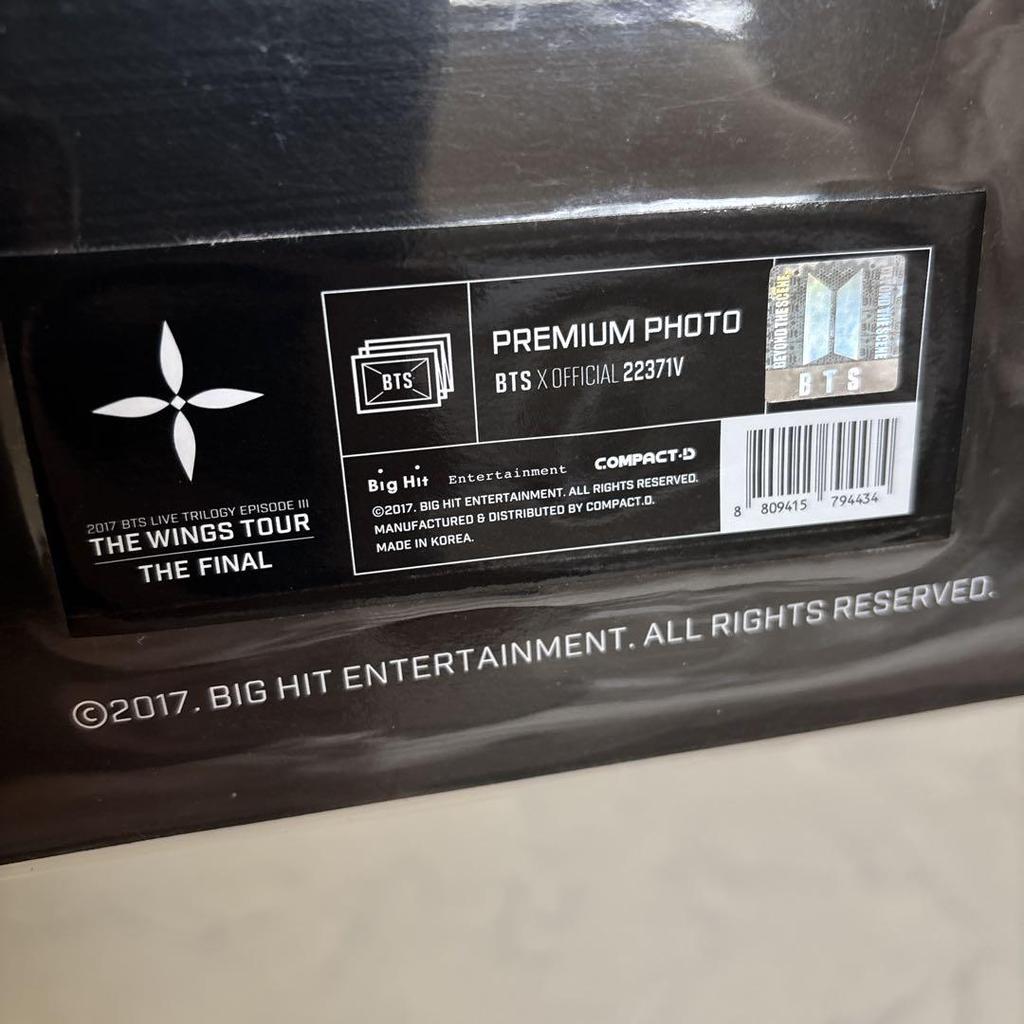 [USED] Rare BTS WINGS THE FINAL Premium Photo V Tae