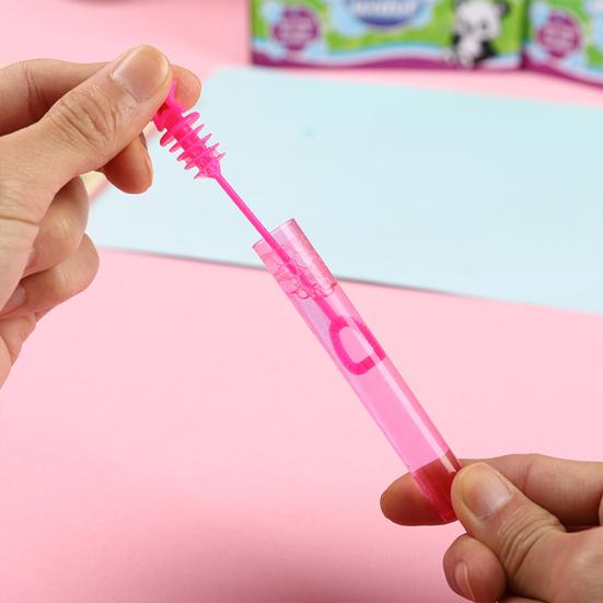 10Pcs 50ml Bubble Blowers Mini Hand-Held Long-lasting Entertainment Test Tube Bubble Wands Kindergarten Toys
