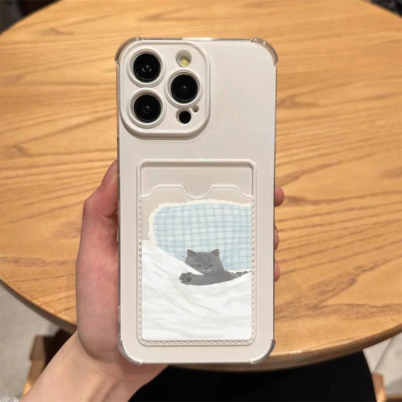 Couple Cat Dog Wallet Card Holder Case For Samsung Galaxy A15 A25 A54 A34 A23 A24 A14 A53 A05 A06 A05S A04 A04E A33 A12 A52 A50S