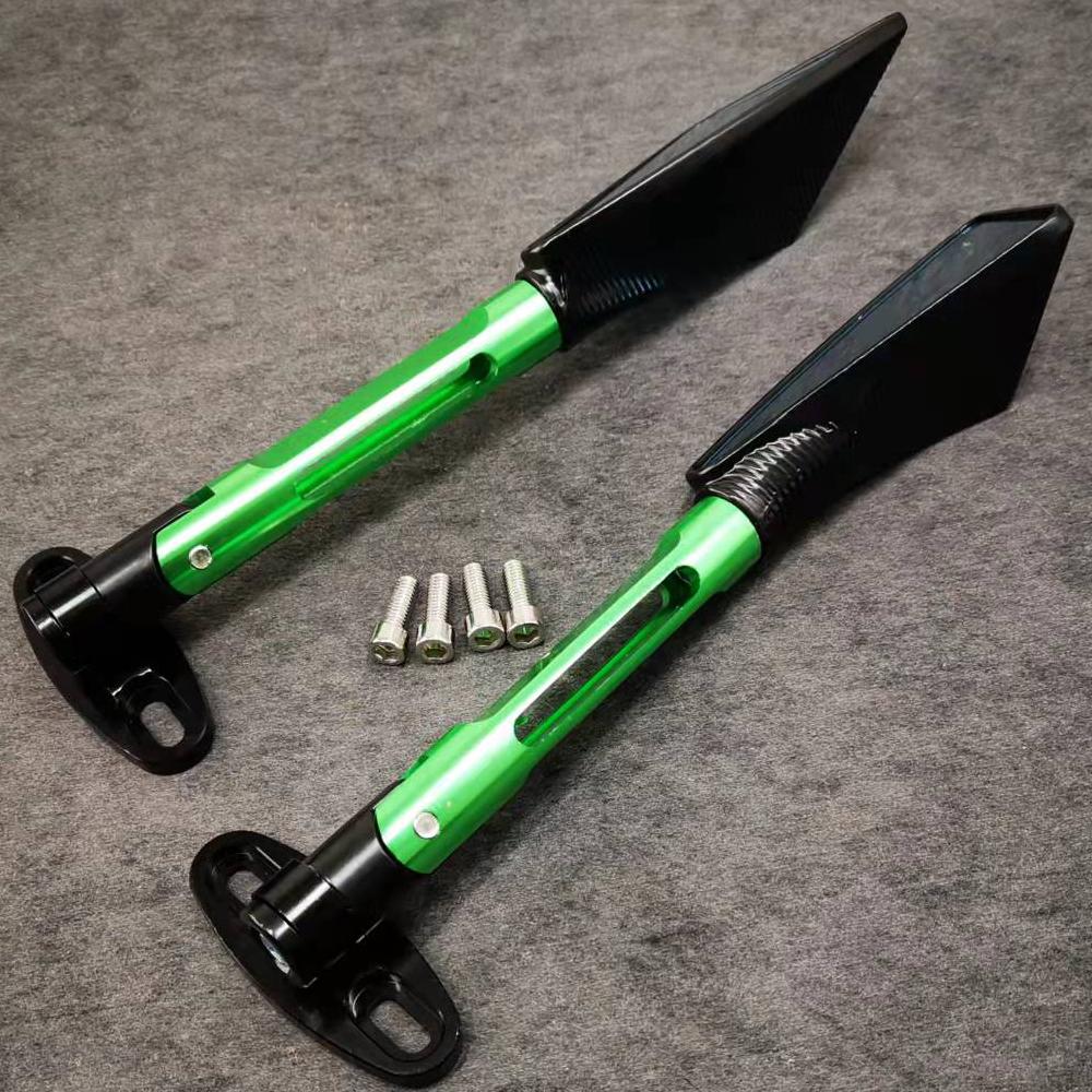 Blauer Blendschutzspiegel für Suzuki GSXR125 GSX250R GSX650F GSX-R CNC-Aluminium-Motorrad-Lenker-Rückspiegel