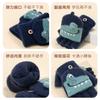 Autumn and winter warm and cold half finger flip cartoon crocodile boy baby mink velvet primary school students writing children's gloves