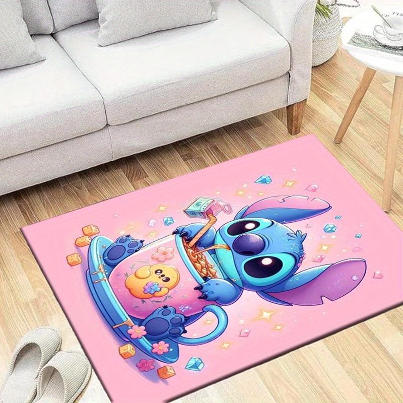 

1pc Stitch Pattern Area Rug Soft Flannel Floor Mat for Living Room,Office,Bedroom and Carpet 60cm by 90cm