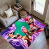 Neon Dreams: Future Fashion Area Rug Perfect for Bedrooms Kitchen Game Room Hallway Antislip Carpet Office Home Decor