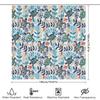 Ocean Turtle Shower Curtain Sea Life Coastal Bathroom Decor Tropical Beach Themed Waterproof Fabric Backdrop