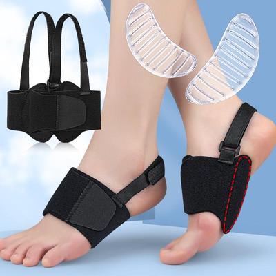 High Arch Support Foot Pads: Shock-Absorbing Metatarsal and Corrective Pads for Flat Feet and Toe Alignment