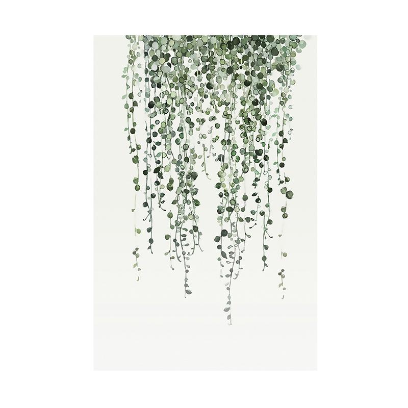 WCIC New Aquatic Vines Green Plant Leaves Decorative Home Wall Decoration Hanging Painting