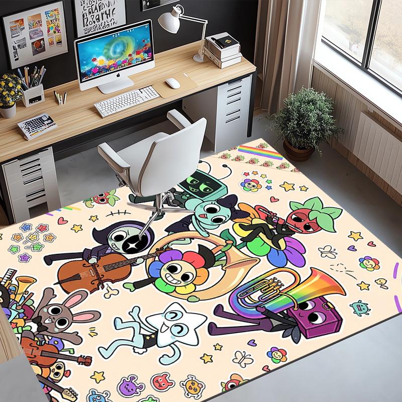 Dandy's World Pattern Rug, Indoor/Outdoor Mat, for Picnic, Gameroom, Bedroom, Office, Living Room, Home Decor Carpet, Birthday Gift