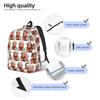Grandma Granny Ice Cream T Shirt Backpack Hot Sale Daypack Large Capacity BookBag School Bag Shoulder Bags for Men Women