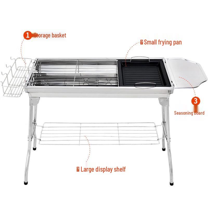 Tri-polar TP8841 Outdoor Folding BBQ Grill