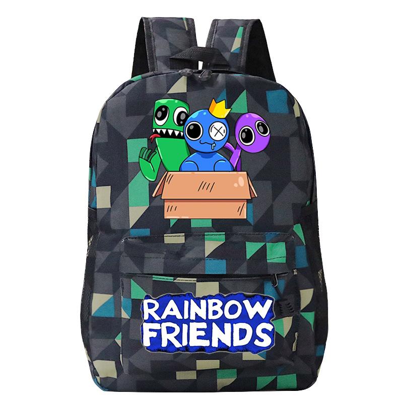 Cartoon Backpack For Primary School Students, Junior High School Students, Campus Burden Reduction Schoolbag Wide Shoulder Large Capacity Computer Bag