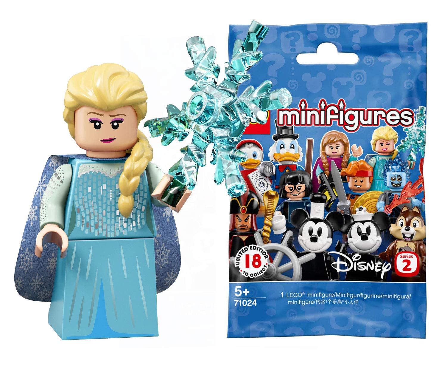 

LEGO Disney Серия 2 Эльза (замороженный) Минифигурка, Нераспечатанная [71024-9]