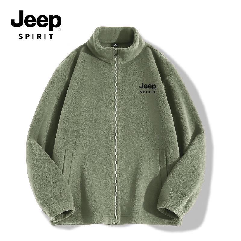 Мужская флисовая куртка JEEP SPIRIT со стойкой воротником 3XL