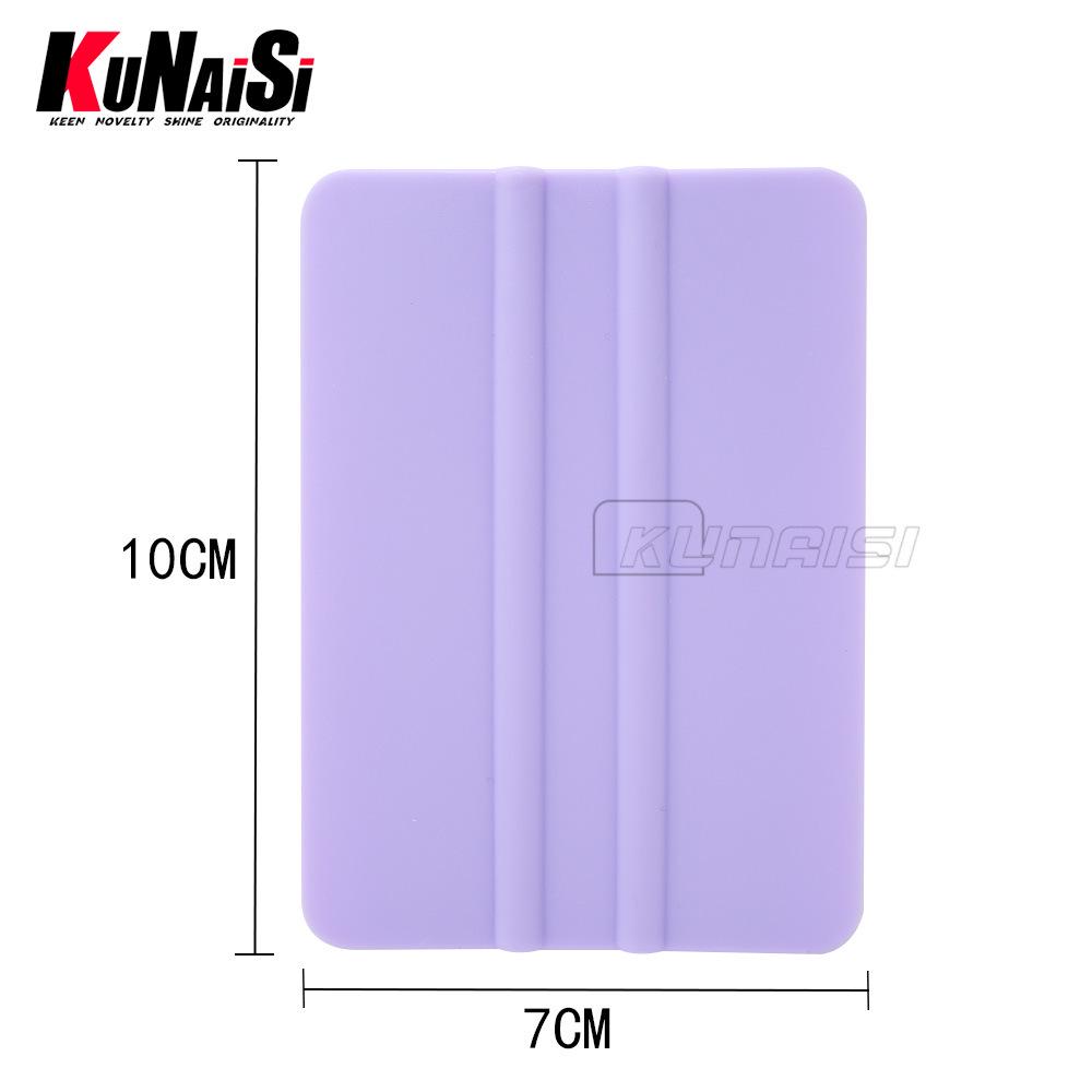 Plastic Car Film Application Squeegee 10x7 cm - Perfect for Car Wash, Seam Filling, and Advertising.