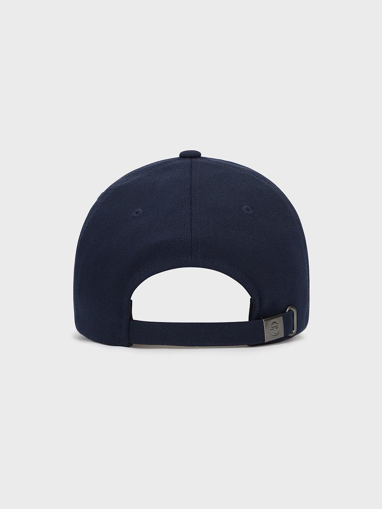 SERGIO TACCHINI U Lettering Cotton-Like Ball Cap (Navy)