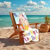 1pc In the Night Garden2 Beach Towel, Comfortable and Thick, and Swimming/Bath/Picnic/Camping Towel, Suitable for Seaside Beaches
