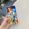 FM47 Freiheitsstatue Soft Shell Transparente Handyhülle für Motorola Moto G7 G8 G9 G84 G85 G73 G24 G15 Z2 Play Power Plus
