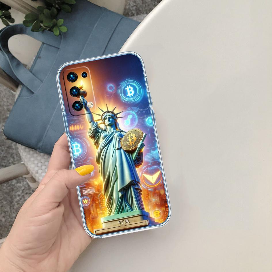 

FM47 Statue of Liberty Soft Shell Transparent Phone Case for Motorola Moto G7 G8 G9 G84 G85 G73 G24 G15 Z2 Play Power Plus Motorola Moto G7 Plus
