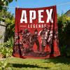 1pc Apex Legends Outdoor Flannel Blanket, Cozy & Warm Soft Te Playful Design, Napping Camping,
