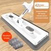 Microfiber Mop Automatic Water Squeezing Dust Dry Wet Mop Adjustable Long Handle with Reusable Pads for All Floor Types&Windows