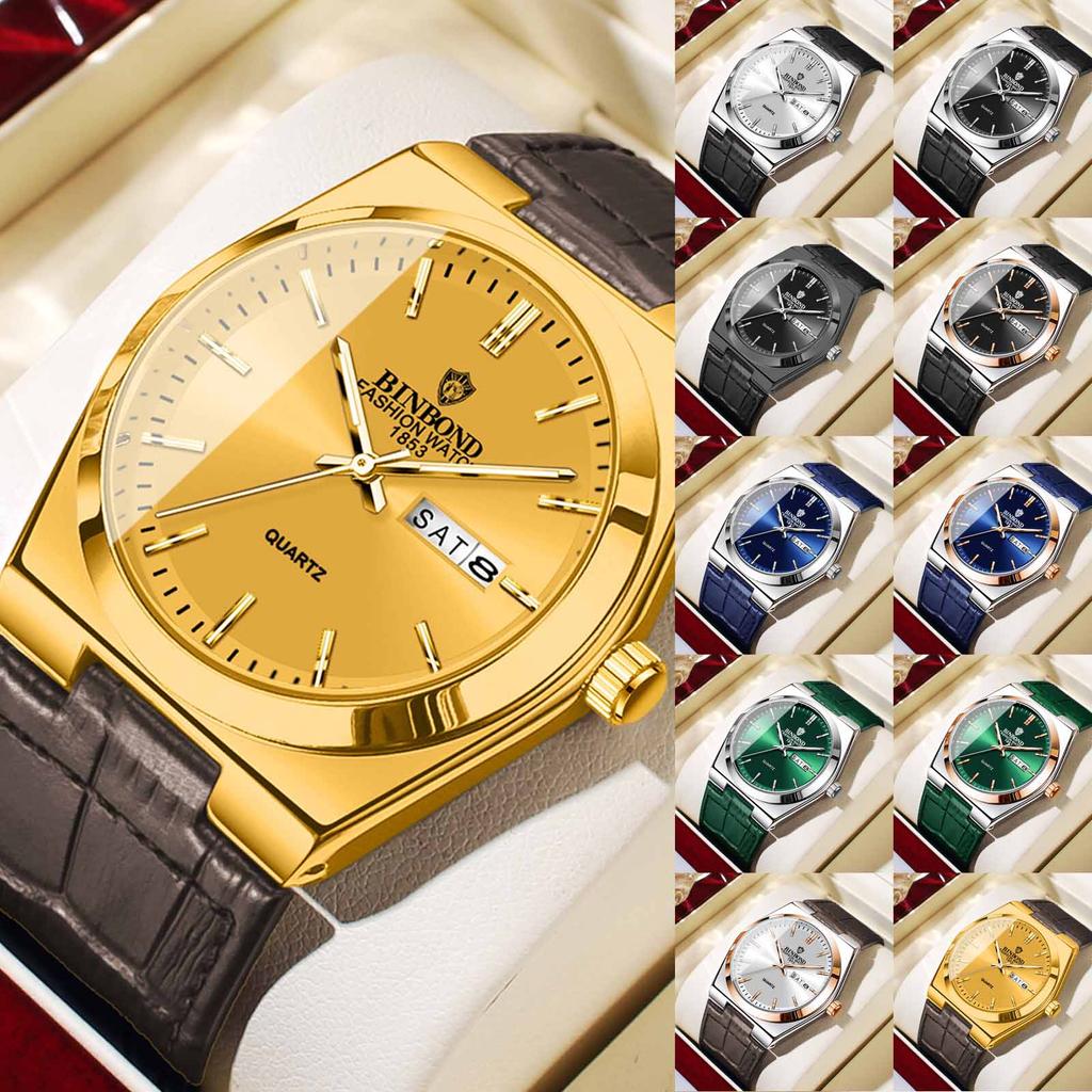 Men's Waterproof Luminous Running Alarm Clock Watch