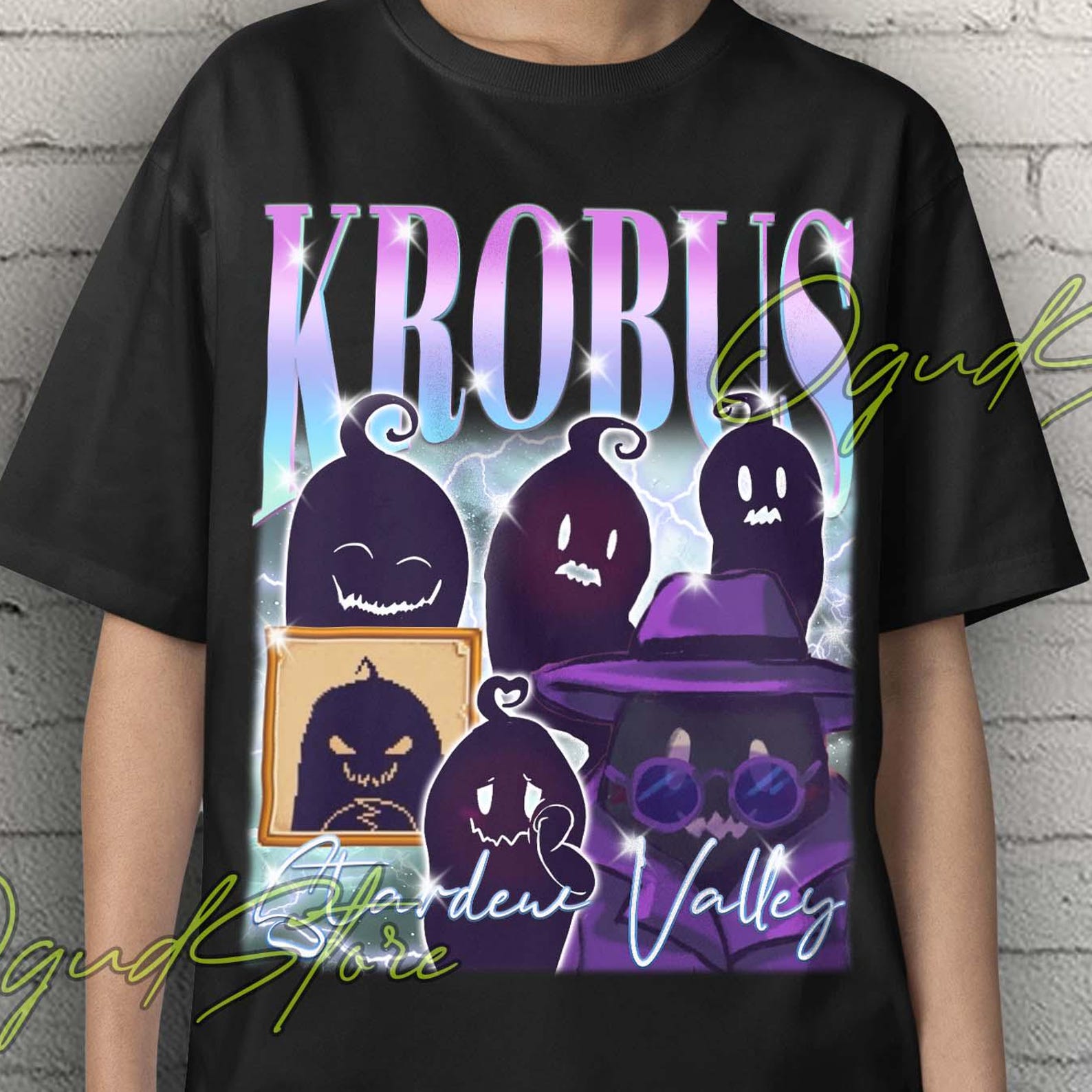 Krobus Meme Shirt: Funny Graphic Tee M