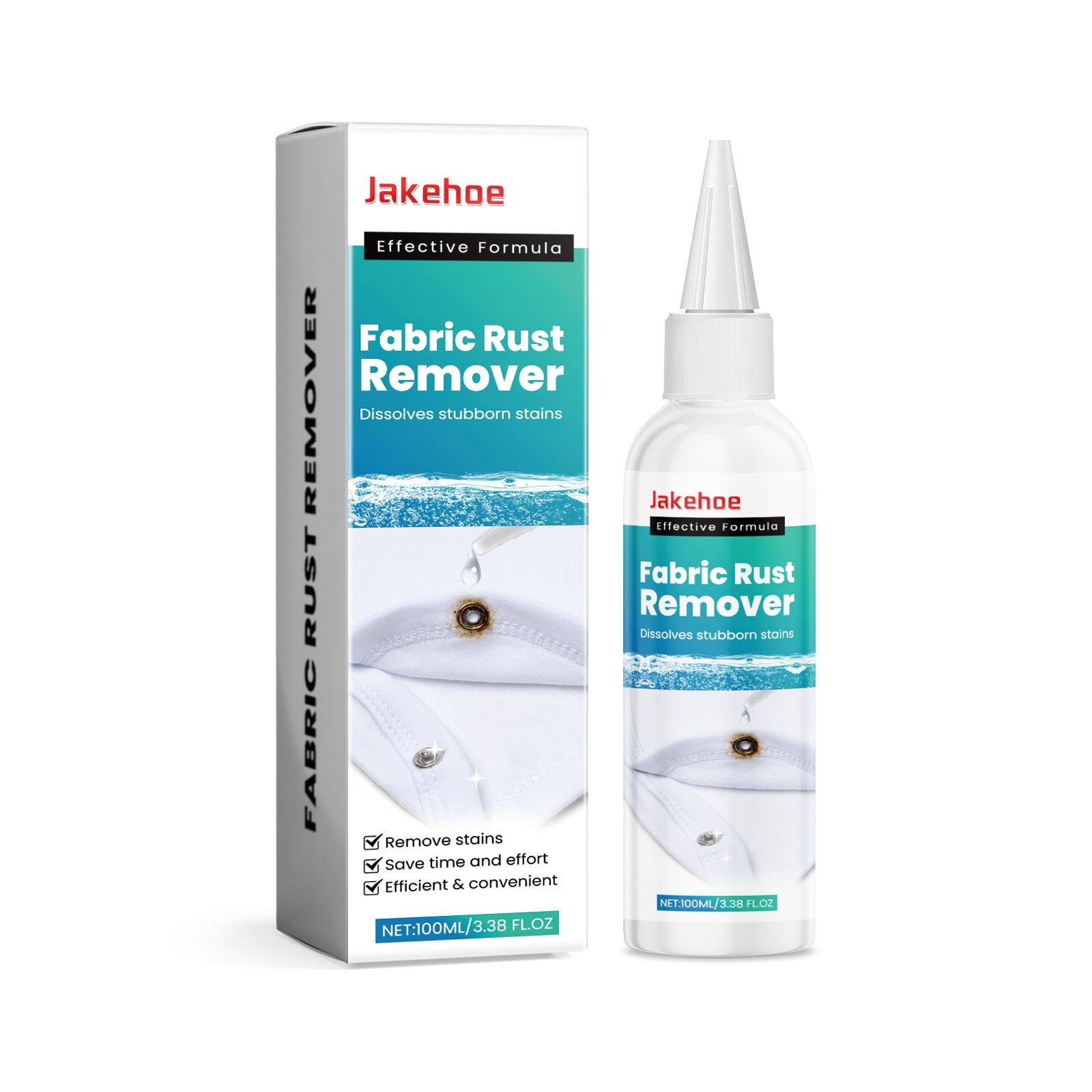 Fabric Rust Remover Garment Stubborn Stain Cleaner Waterless Clothing Cleaning Clothes Rust Stain Clean Clothes Cleansing Agent 100ml Boxed