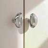 1Pcs Simple Wardrobe Door Drawer Cabinet Bright Silver Handle New Chinese Furniture Single Hole Small Handle