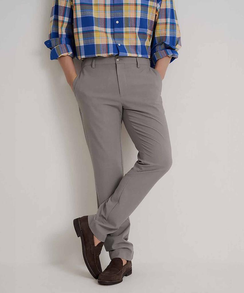 Binpolmen Wool Blend Seersucker Slim Pants Beige