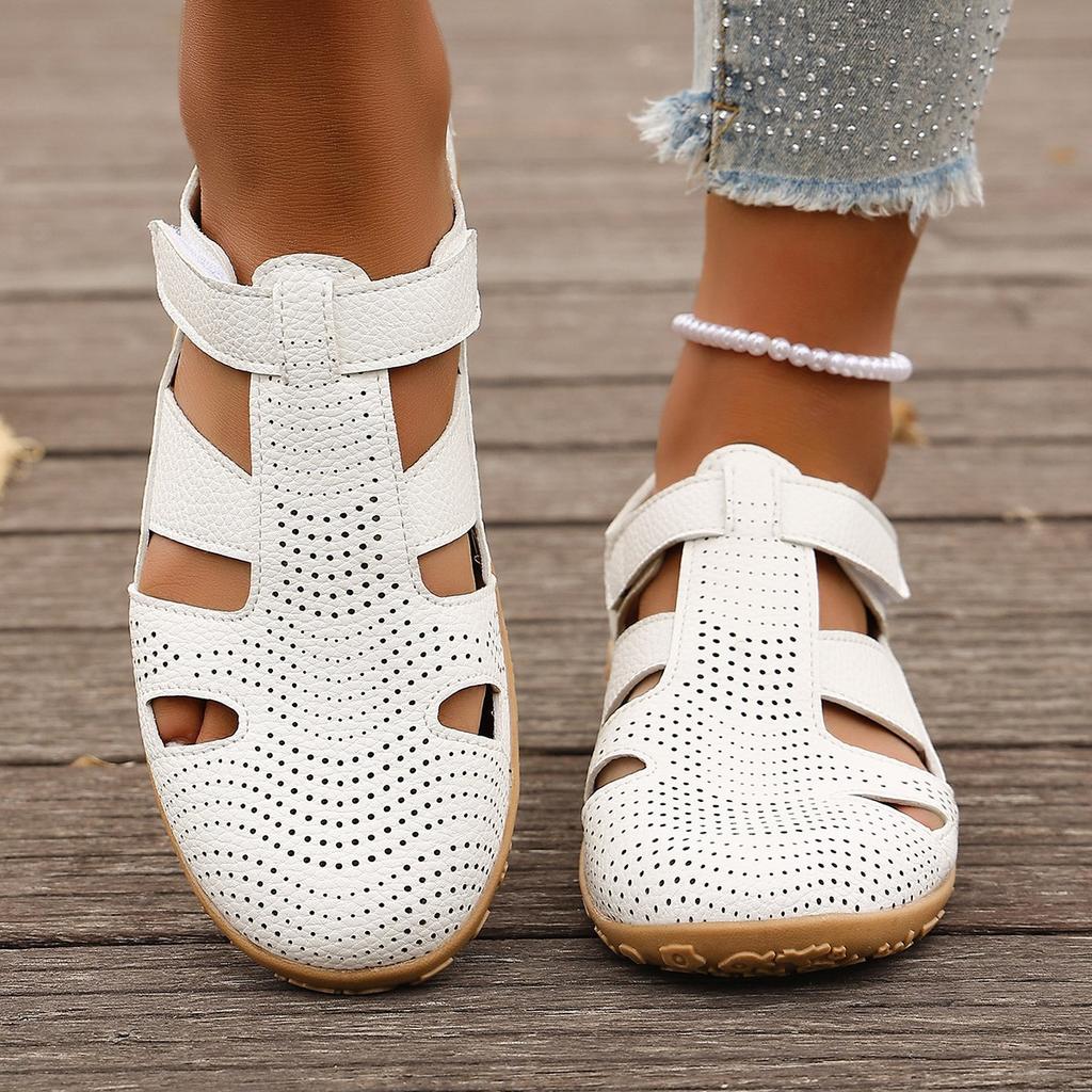 New Style Shoes - Large Size, Open-toe, Strap-top Sandals for Women, Round Toe Shoes