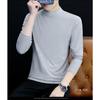 Men S Cotton Half High Neck Long Sleeve Loose Fit T Shirt