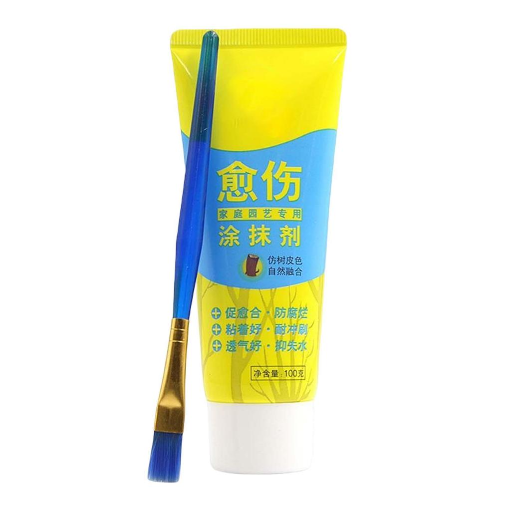 Tree Wound Sealer Multifunction with A Brush Healing Compound Cream 100G Pruning