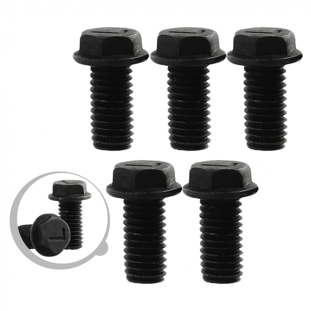 Versatile M8 X 18mm Left Hand Thread Hex Flange Screw Assortment (5pcs)