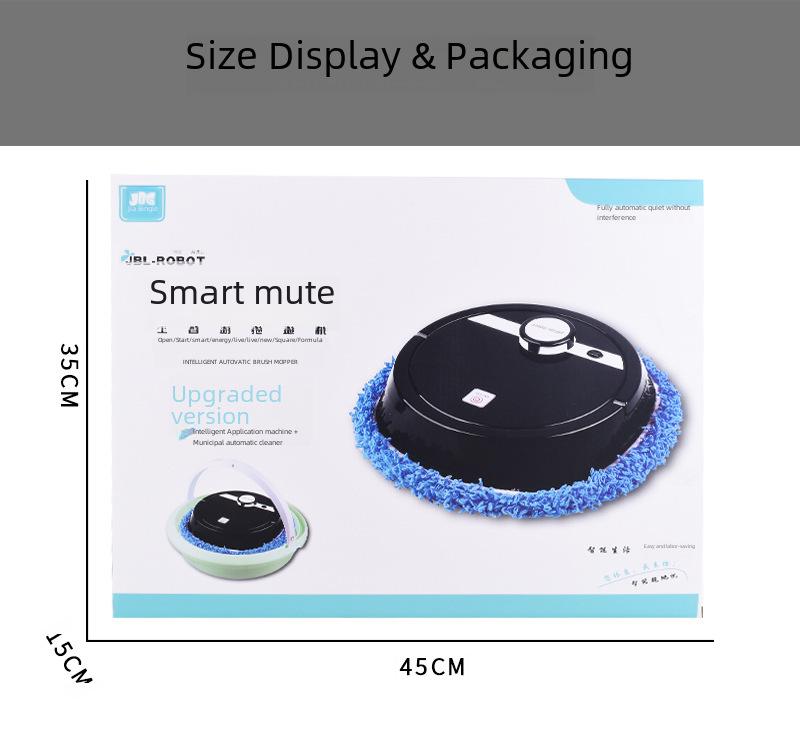 Rechargeable Hands-Free Smart Mop Robot - Fully Automatic Household Cleaning Appliance