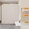 Suction Cup 2/3/4/5 Folding Shower Curtain No Hole Required Waterproof Mold-resistant Toilet Partition Curtain Shower Curtain