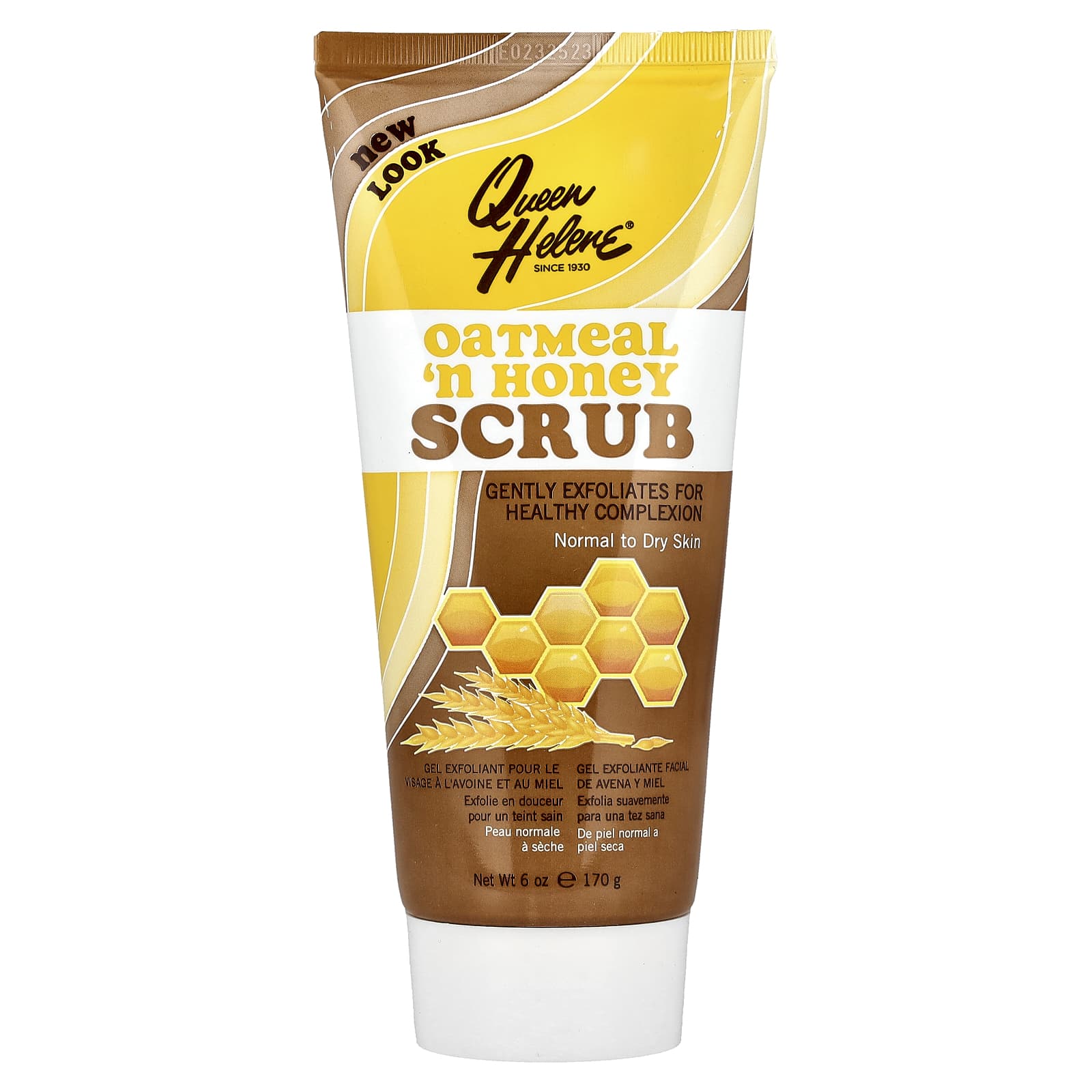 

Queen Helene, Oatmeal & Honey Scrub, Normal to Dry Skin, 6 oz (170 g)