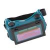 Solar Auto Darkening Eye Mask Welding Goggles Welder Eye  ive Glasses (Blue)