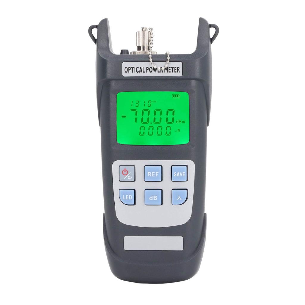 Optical Fiber Tool Kit Optical Power Meter Red Light Pen Stripper Set for Telecommunication FTTH Repair Maintenance