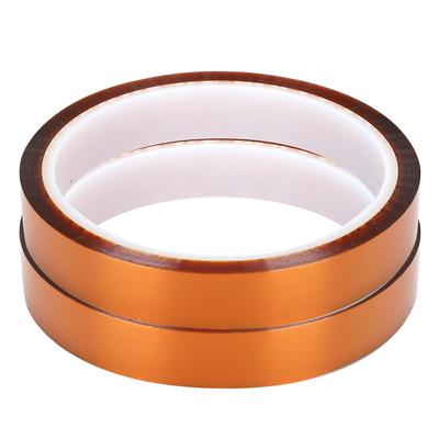 2 Stück 33M Hochtemperaturbeständiges Klebeband Polyimidfolie Gelbbraun Zubehör 15mm