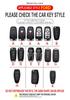 2025 Ford Mondeo Key Case for Escape, Edge, Explorer, Focus - Exterior Shell Buckle